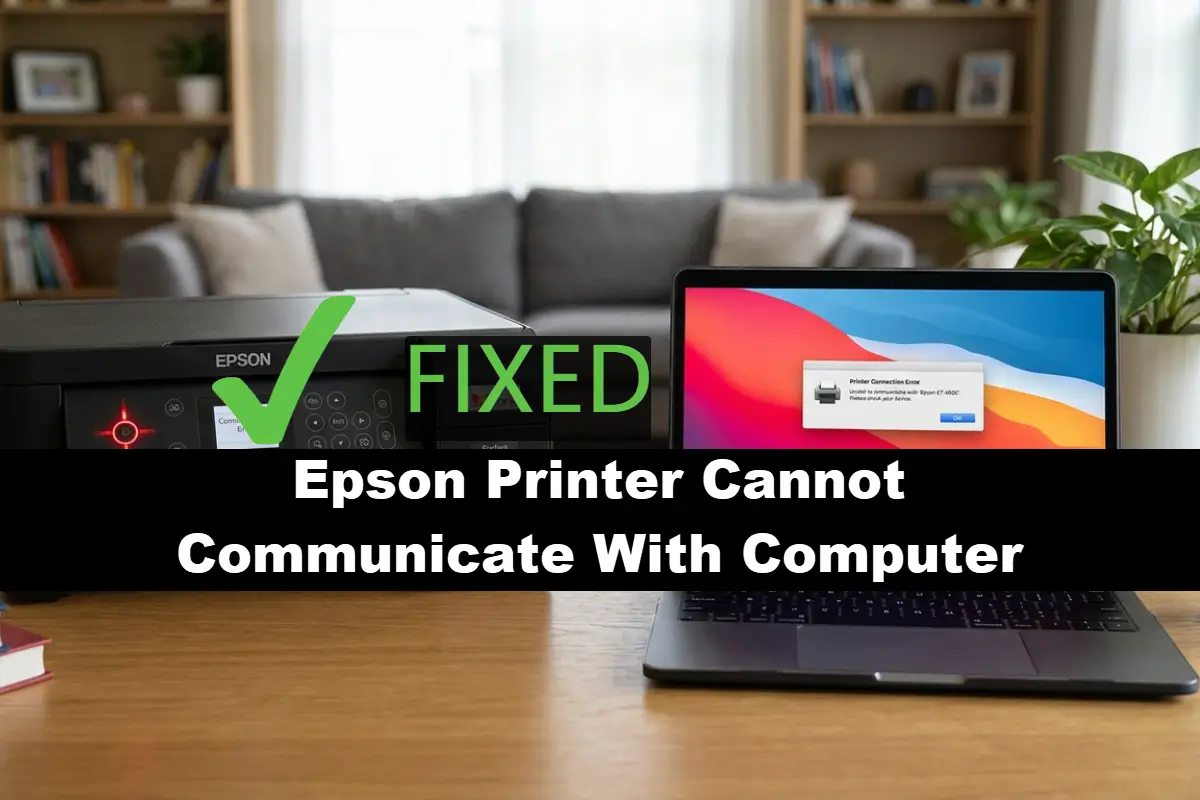 Epson Printer Cannot Communicate With Computer Fixed Now!
