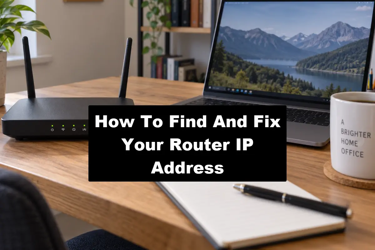 How To Find And Fix Your Router IP Address Right Now!