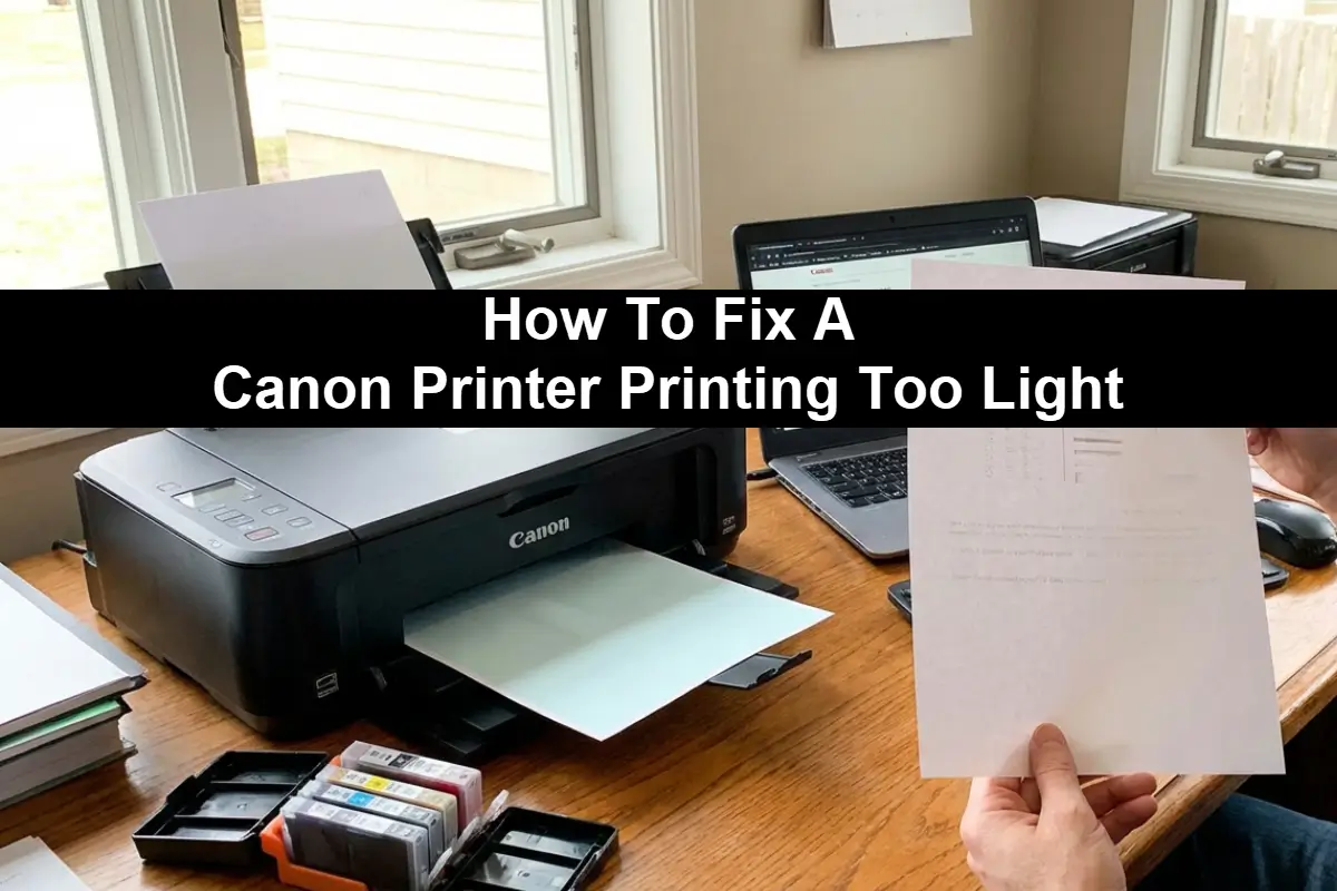 Fix Your Canon Printer Printing Too Light Problem Now!