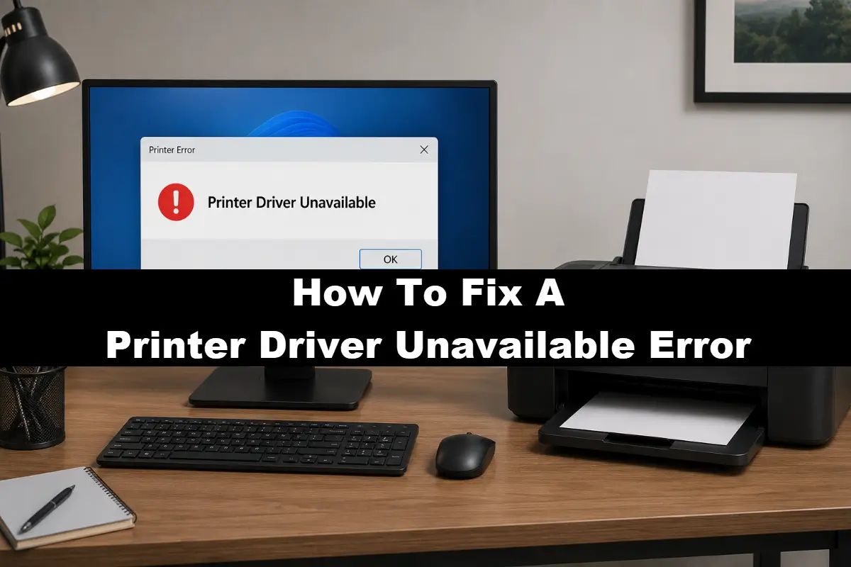 How To Fix Printer Driver Unavailable Errors Right Now!