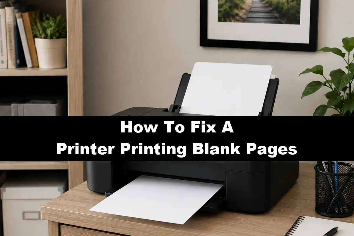 How To Fix A Spooky Printer Printing Blank Pages Right Now!