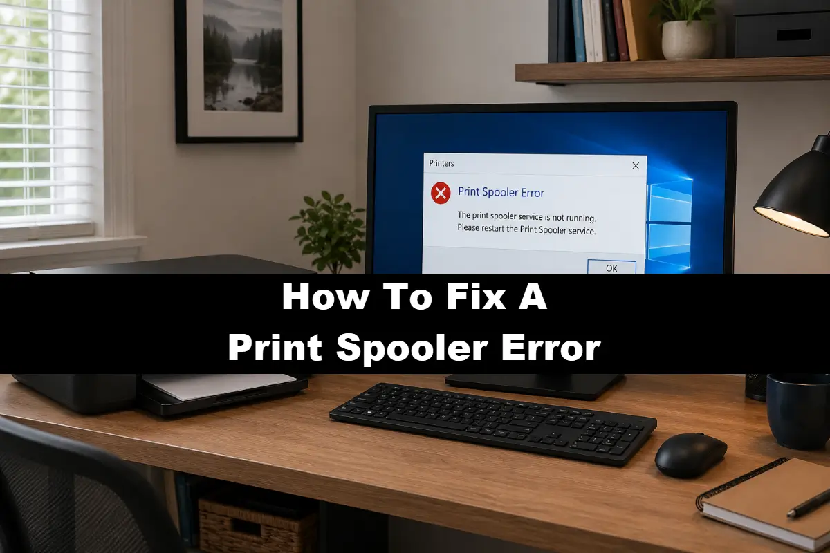 How To Fix A Scary Print Spooler Error Right Now!