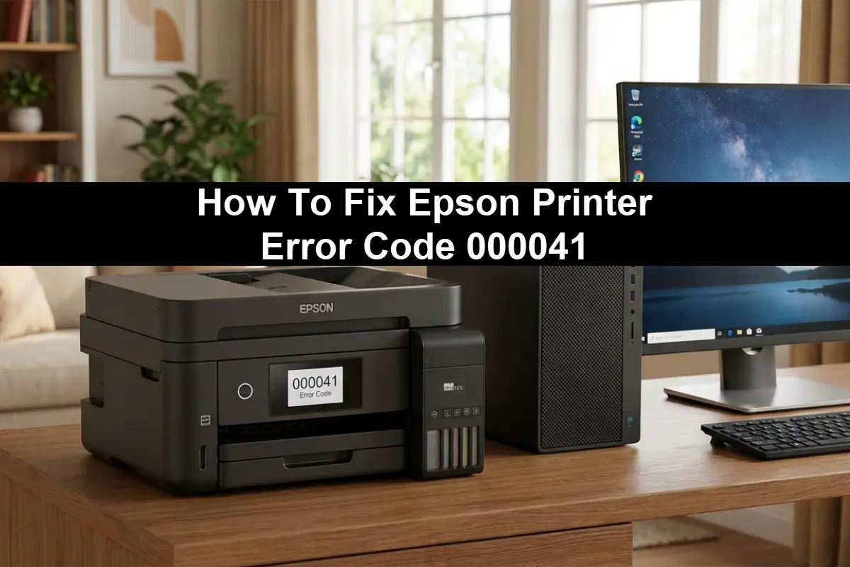 Epson Printer Error Code 000041