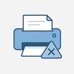 Epson printer error code 000041 warning icon